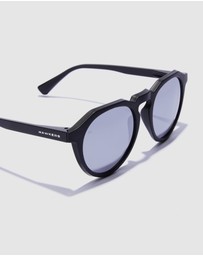 Hawkers Co - Black Chrome Warwick Raw Sunglasses for Men and Women UV400