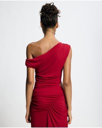 Lover - Ravenna Asymmetrical Jersey Dress