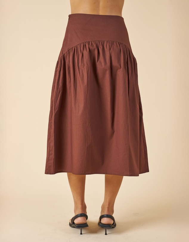 CAMIXA - Mare Cotton Midi Skirt