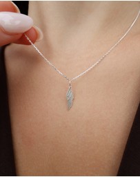 Luna Rae - Sterling Silver - Angel Wing Necklace