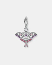THOMAS SABO - THOMAS SABO Moth Colourful Silver Charm