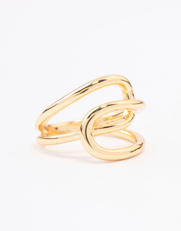 Lovisa - Gold Plated Interlocked Ring