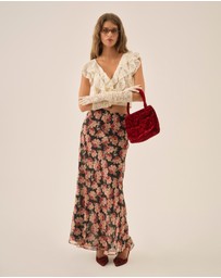 For Love & Lemons - Belmond Floral Maxi Skirt