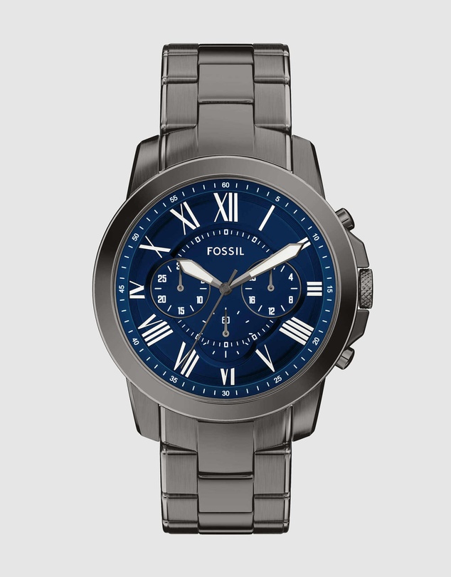 Fossil - Grant Gunmetal Chronograph Watch