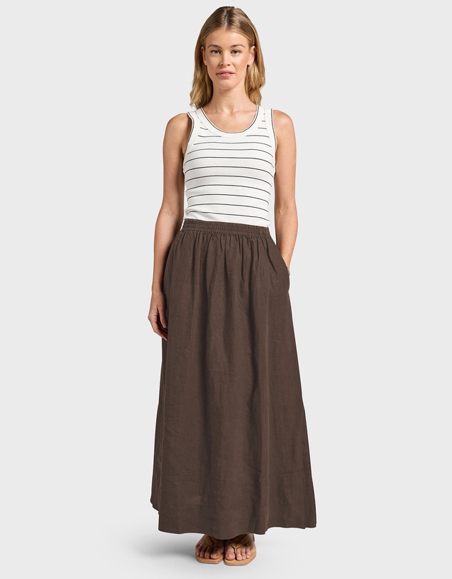 Academy Brand - Gladys Linen Skirt