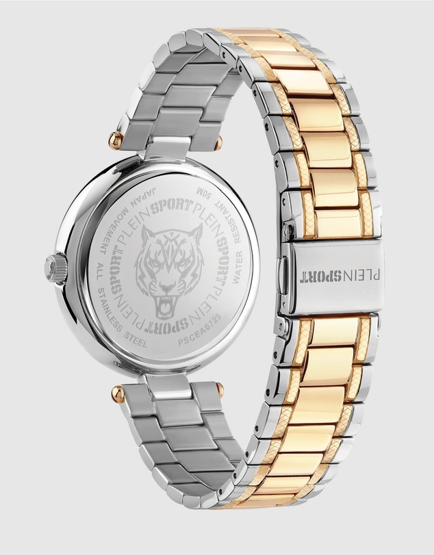 Plein Sport - OPIUM 34mm Gold Tone Analogue Watch