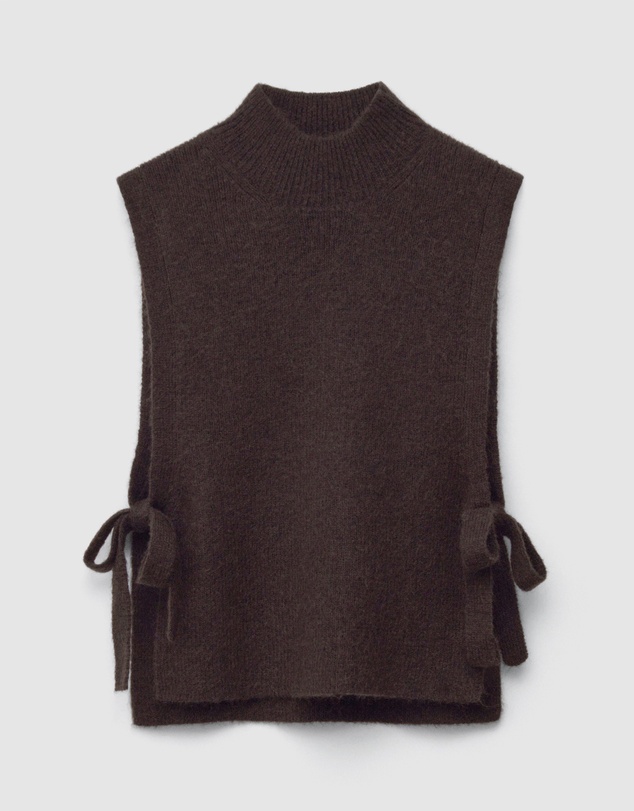 & Other Stories - Wool Bib Collar Top