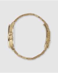 Maxum - Prince Black Dial, Gold Tone Case & Bracelet