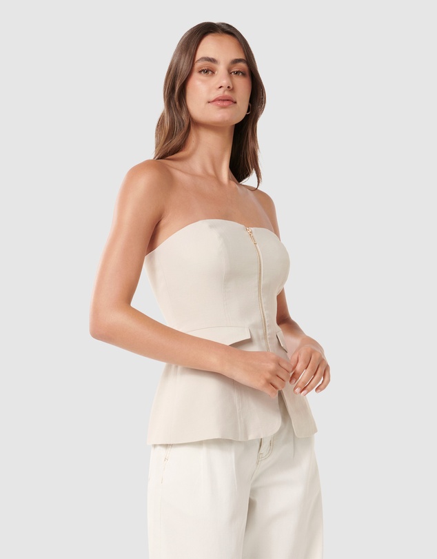 Forever New - Ava Zip Front Bustier Top