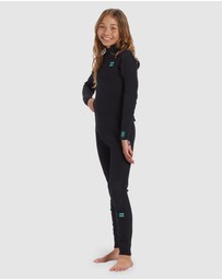 Billabong - Girls 8 to 16 3/2mm Foil Back Zip Wetsuit