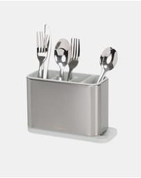 Joseph Joseph - Surface™ Stainless Steel Cutlery Drainer (Stone)