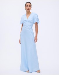 Minima Esenciales - Amaya Puff Sleeve Maxi Dress