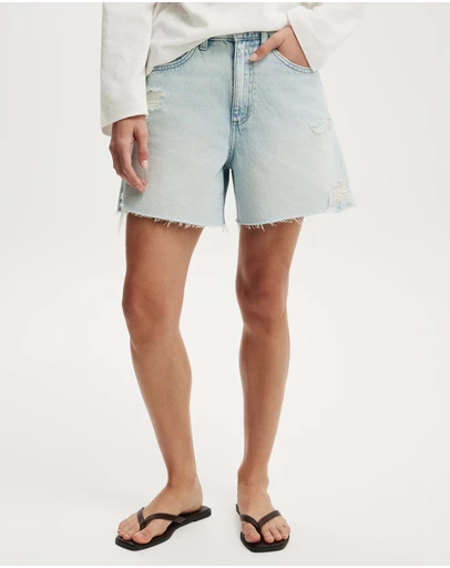 Cotton On - High 90s Denim Shorts