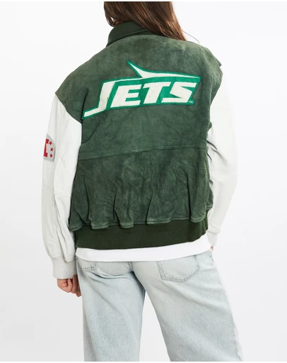 Vintage by The Real Deal - Pre Loved - Vintage 90s NFL New York Jets Varsity Jacket