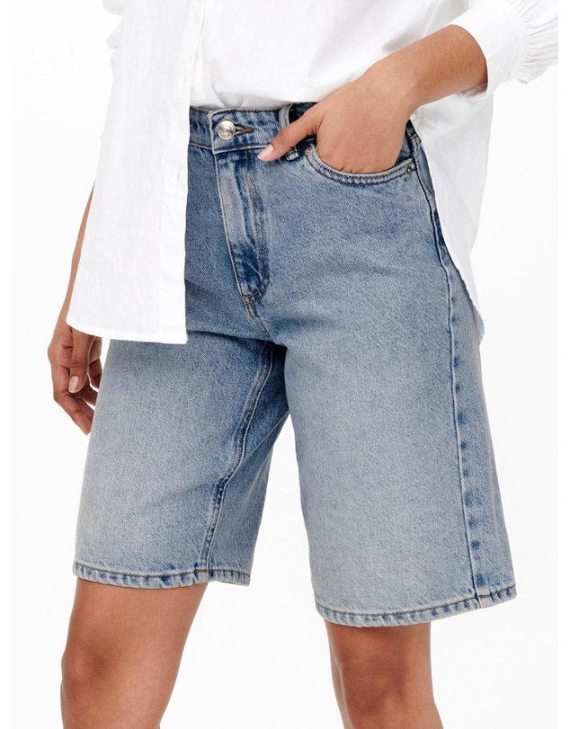 ONLY - Sonny Long 843 High Waist Wide Denim Shorts