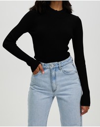 White By FTL - Pansy Rib Top