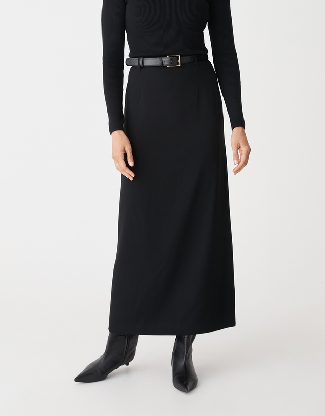 Forcast - Kaitlyn Crepe Column Skirt