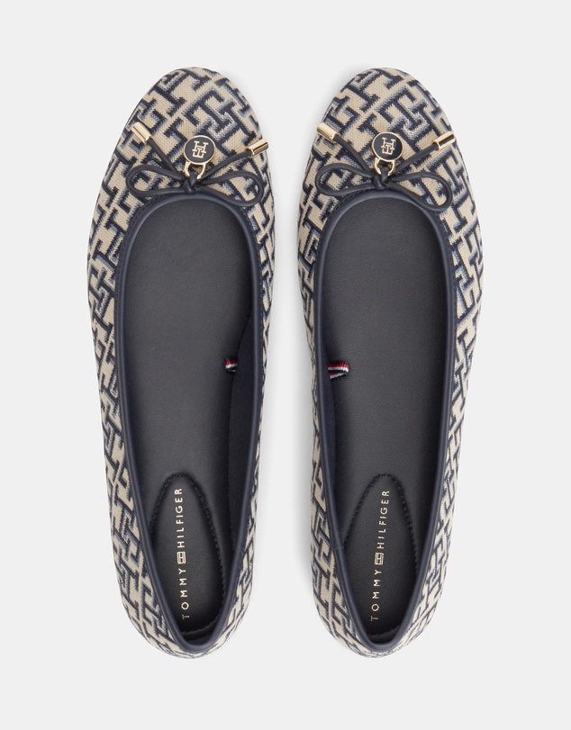 Tommy Hilfiger - Martina Charm Jacquard Ballerina Flats - Women's