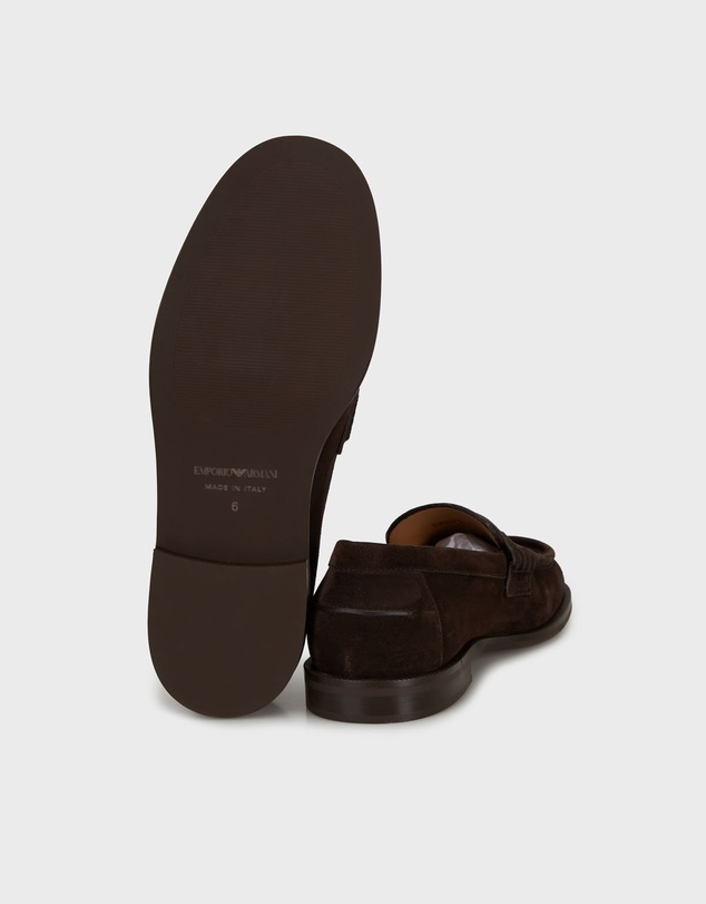 Emporio Armani - Suede Mocassino Shoes - Men's