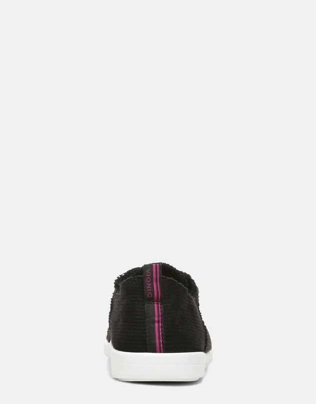 Vionic - Pismo Casual Sneaker - Black Waffle Knit