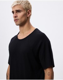 Surrounded By Ghosts - The Creedite Cotton Rib Raglan T-Shirt