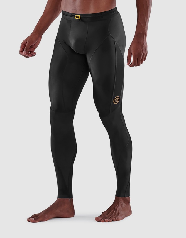 SKINS - SKINS Compression Men's Series-5 Gym/Running Long Tight Black