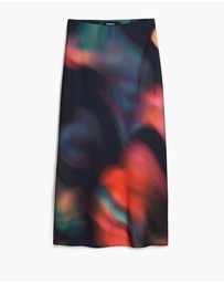 Desigual - Long Skirt with print