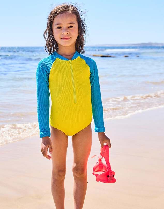 Kip&Co - Splash Crinkle LS Bathers - Kids