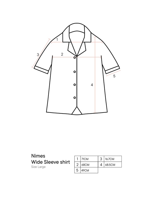 Linen House - Nimes Pure Linen Wide-Sleeved Shirt