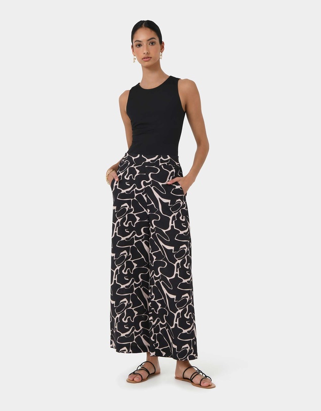 Forcast - Pip Linen Blended Pants