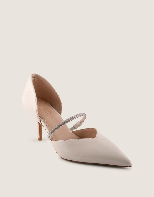 Shelly Shen - Normy High Heels Ivory Leather