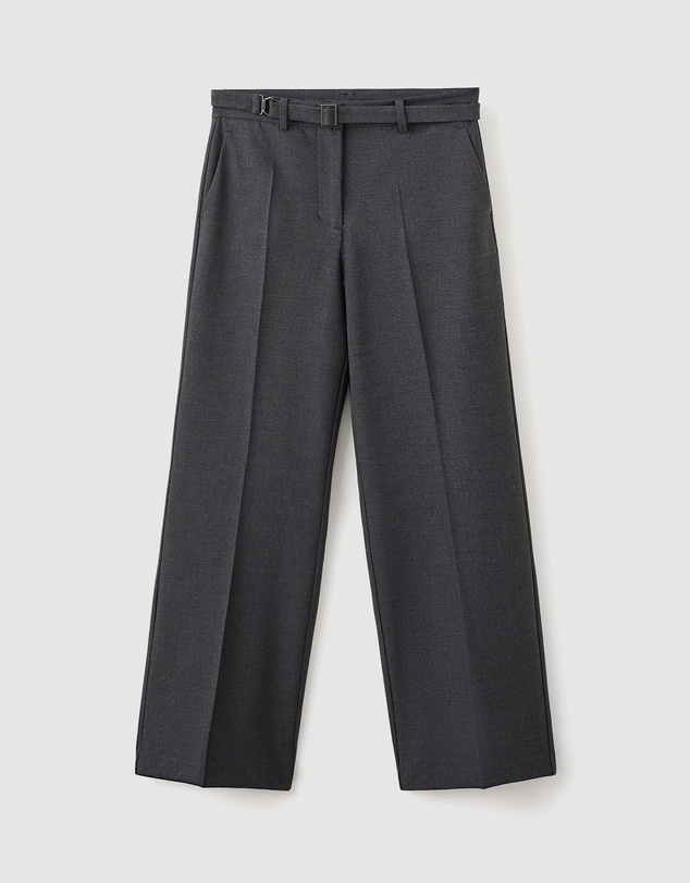M.N.G - Belt Straight-Fit Trousers