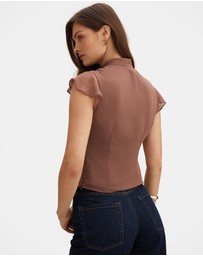Forever New - Eden Keyhole Blouse