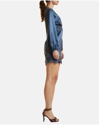 Cynthia Rowley - Satin Lace Mini Dress