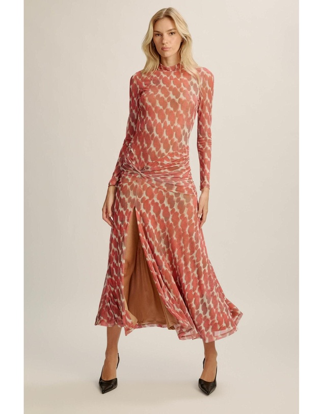 Bardot - Lea Printed Mesh Dress