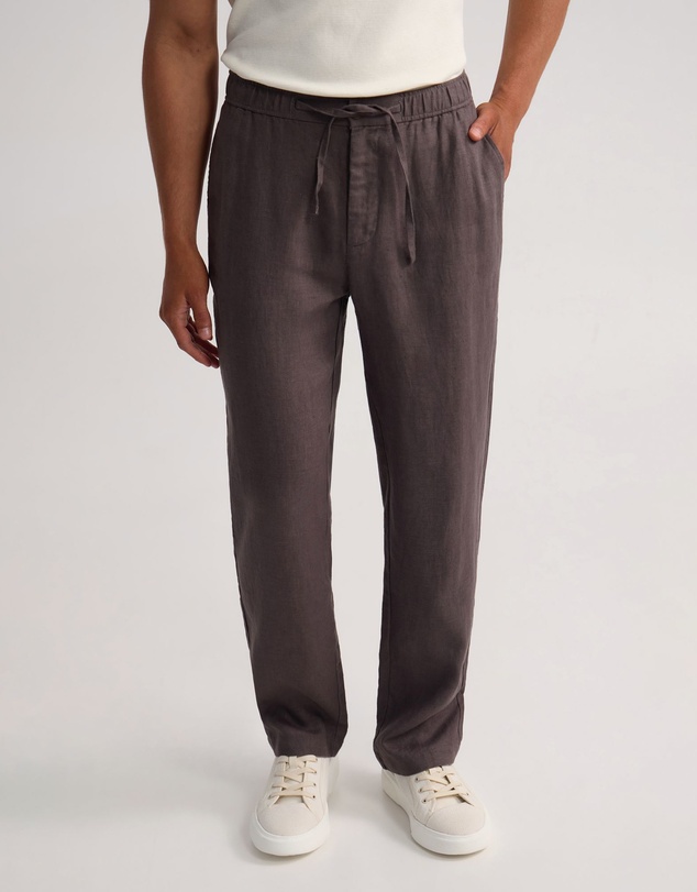 Oxford - Ravi Straight Leg French Linen Pant