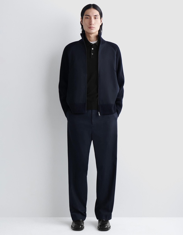 COS - Cotton-Panelled Merino Track Jacket