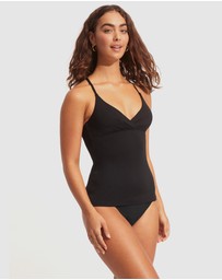 Seafolly - Wrap Front Singlet Swimsuit