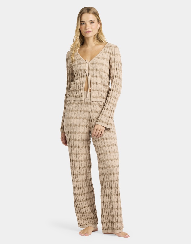 Billabong - Womens Bubble Tides Elastic Waist Knitted Pants