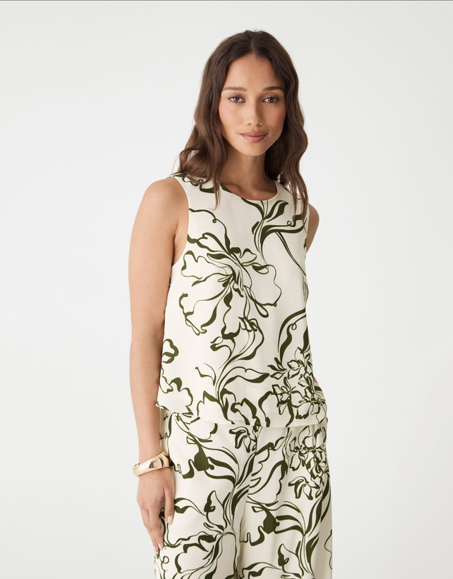 Forcast - Natalie Elastic Floral Pants