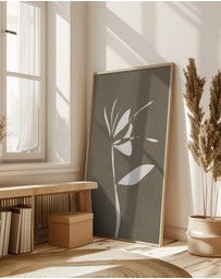 Olive et Oriel - Muted Petals No 6 by Shatha Al Dafai Art Print