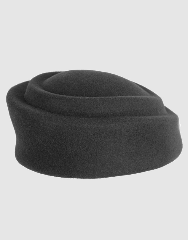 Max Alexander - Felt Black Pillbox Hat