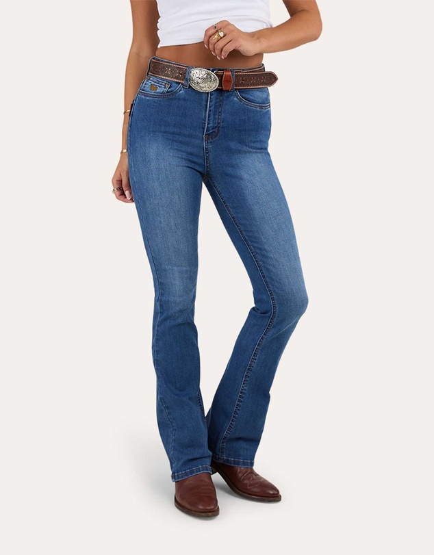 Ringers Western - Penny Womens High Rise Bootleg Jean