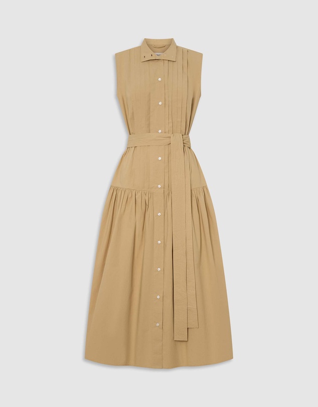 Oroton - Pleated Drop Waist Dress