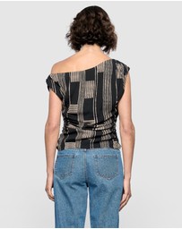 Staple the Label - Marina Asymmetrical Top