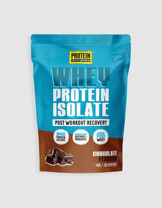 Protein Supplies Australia - Chocolate WPI (Whey Protein Isolate) - 1kg