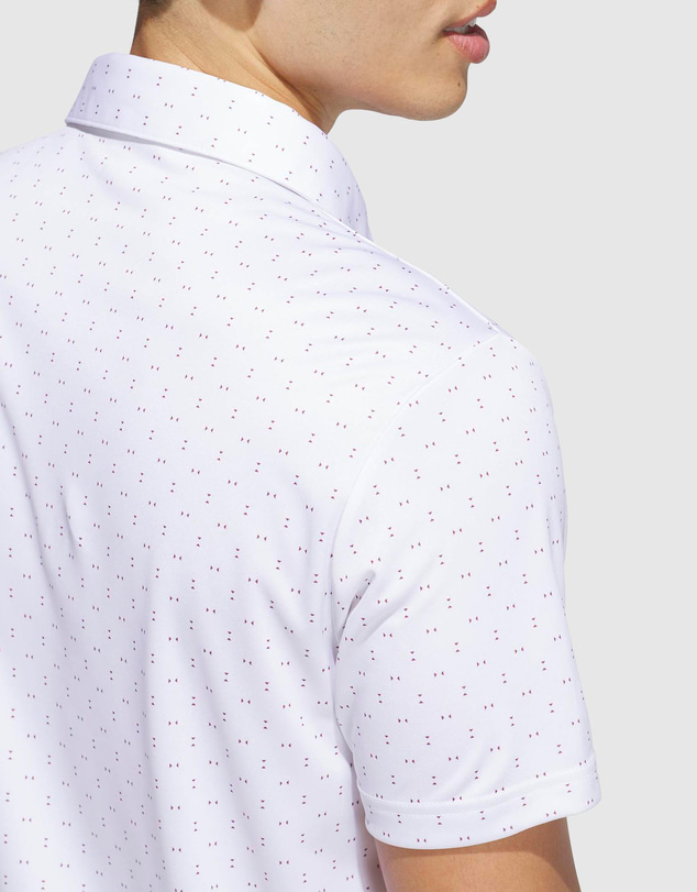 adidas Performance - Performance Textured Print Polo Shirt