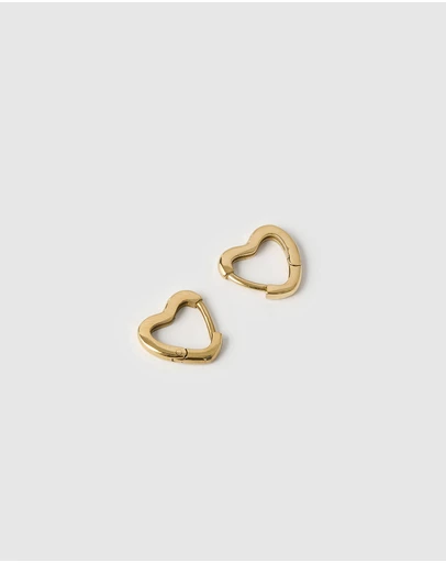 Arms Of Eve - Sweetheart Gold Earrings - Small