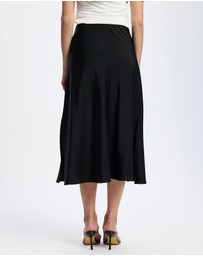 Mossée - Lily Midi Silk Skirt