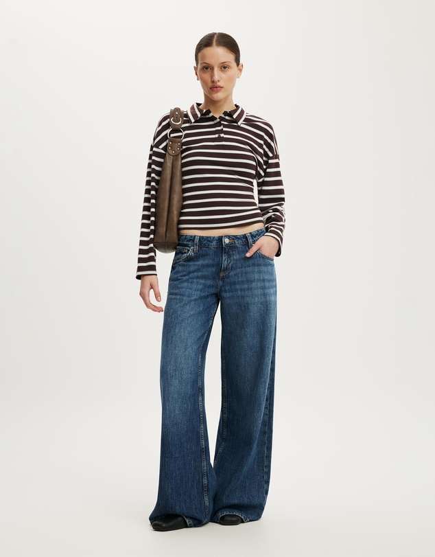 Cotton On - Everyday Smooth Polo Long Sleeve